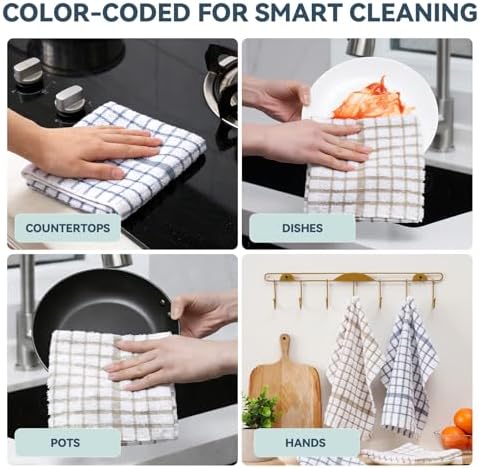 Egles 12 Packs Kitchen Dishcloths - Image 6