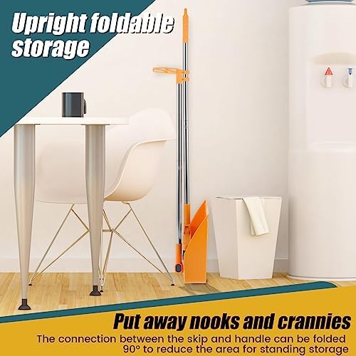 3Pcs Floor Sweeping Set, 180° Rotating Broom Combo, Foldable Floor Sweeping Set - Image 4