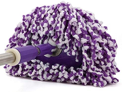 3 Pack Spin Mop Replacement Head, Round Shape Standard Size Microfiber Mop Head - Image 7