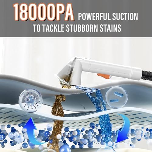Starrybot Upholstery Cleaner Machine, 18Kpa Pet Stain Extractor - Image 2