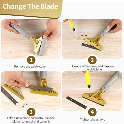 Razor Blade Scraper, 4 Inch Scraper Tool - Image 4
