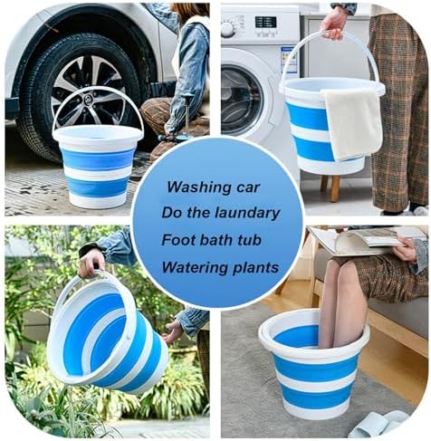 Collapsible Bucket 1.3 Gallon 5L Water Bucket - Image 4