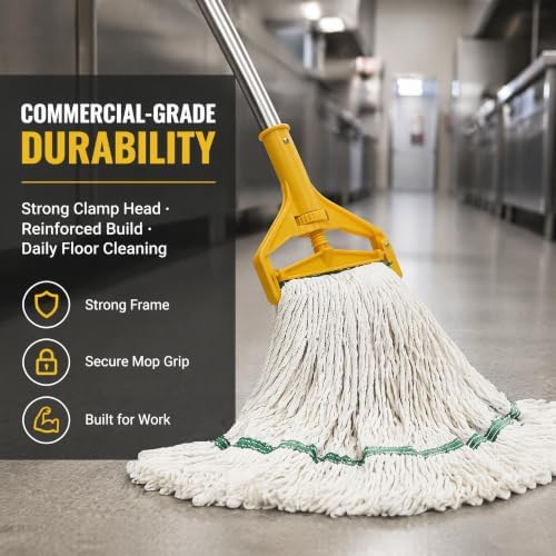 2 Pack 20 Oz Commercial Cotton Mop - Image 3
