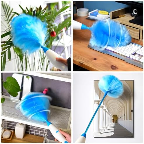Electric Duster Brush, 180 Degree Bendable Electrostatic Cleaning Tool - Image 5