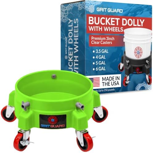 Grit Guard Bucket Dolly with Wheels by GritGuardInc