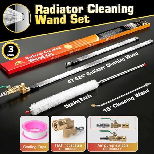 47" & 24”&15” Upgraded Radiator Cleaning Wand Set - Image 2