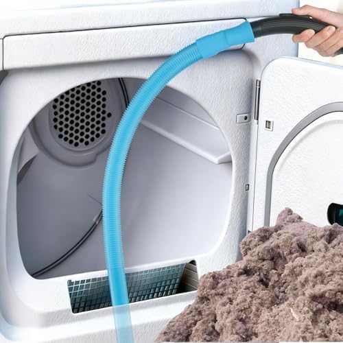 4 Pieces Dryer Vent Cleaner Kit | Vacuum Hose Lint Trap Clean Tool - Image 4