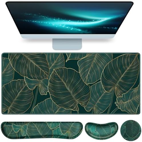 Desk Mat, Large Gaming Mouse Pad by QOMOLAMA