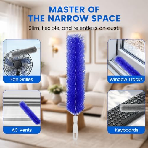 Fan Cleaner Brush, 2026 New Reusable Dust Remover - Image 2