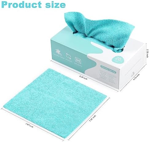 Luiruey Microfiber Cleaning Cloth Rags in A Box - Image 2