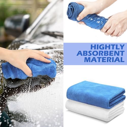 SmoothNovelty 10 Pcs Extra Large Microfiber Cleaning Cloth - Image 2