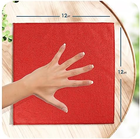 Hearth & Harbor Microfiber Cleaning Cloth, Reusable Microfiber Towels - Image 2