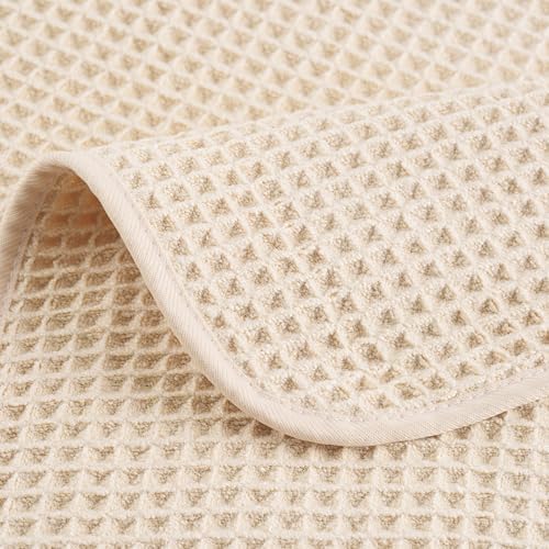 POLYTE 430 GSM Poly Blend Microfiber Quick Dry Waffle Hand Towel, 16x30 in - Image 5