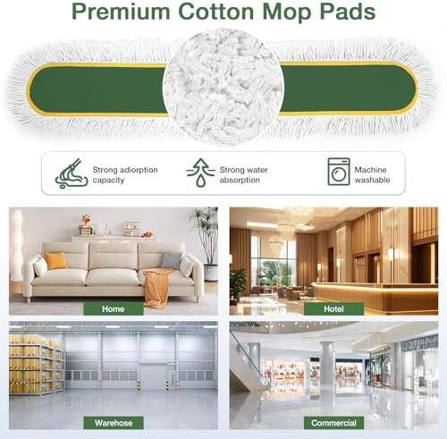 48" Commercial Dust Mop for Floor Cleaning - Image 5