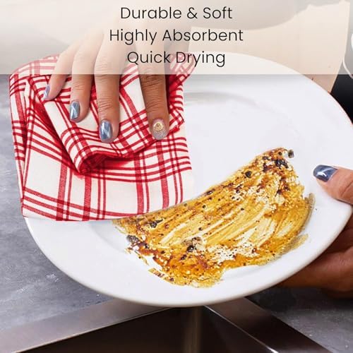 Cotton Clinic Kitchen Dish Tea Towels, 16x28 Inch - Image 6