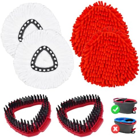 6PCS Spin Mop Heads for OCedar EasyWring 1-Tank System by Unknown