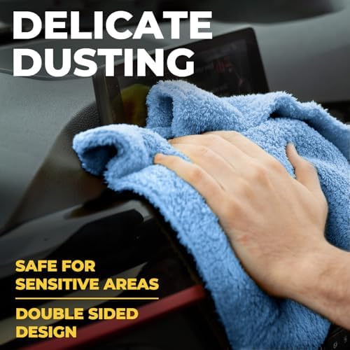 Edgeless Microfiber Car Towels – 6pk – Soft & Scratch-Free Towels - Image 6