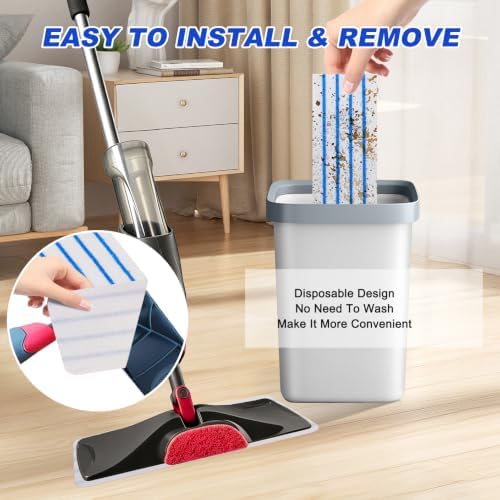 Replacement Disposable Mop Pad for Rubbermaid Reveal Spray Mop - Image 3