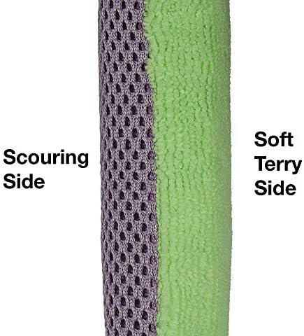 CleanAide Double-Sided Microfiber Sponge 2-in-1 Scrubber - Image 5