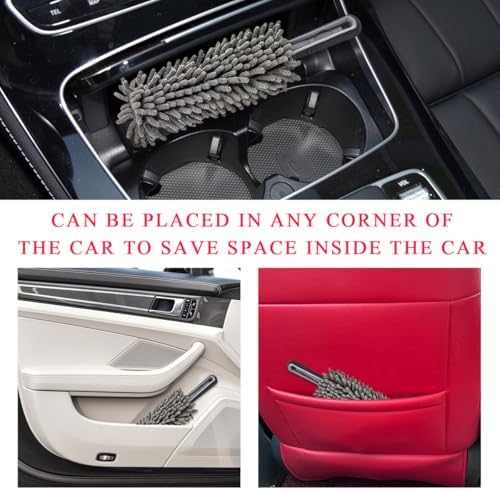 Car Dusting Brush, Portable Microfiber Scratch-Free Vehicle Duster - Image 5