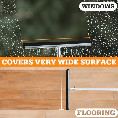 Lasnten 4 Pcs Double Foam Floor Squeegee - Image 4