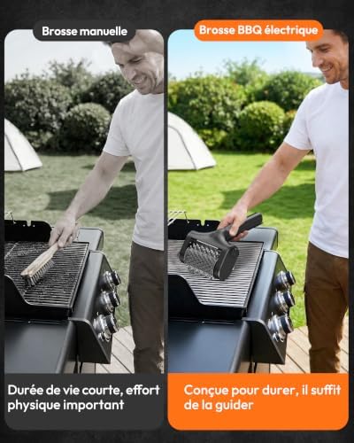 Cordless Rechargeable Dual-Speed Electric Grill Brush - Image 4