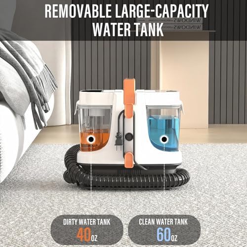 Starrybot Upholstery Cleaner Machine, 18Kpa Pet Stain Extractor - Image 4