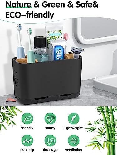 GFWARE Black Toothbrush Holder - Image 2