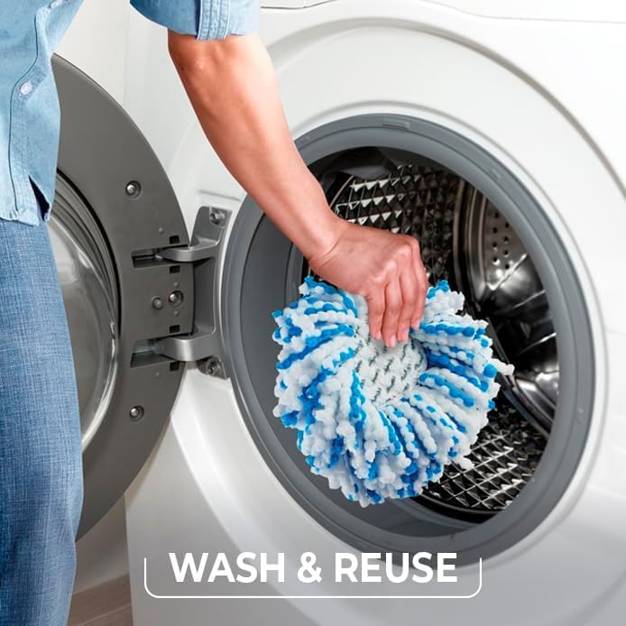 O-Cedar Genuine RinseClean Deep Clean Spin Mop Head Replacement | Machine - Image 6