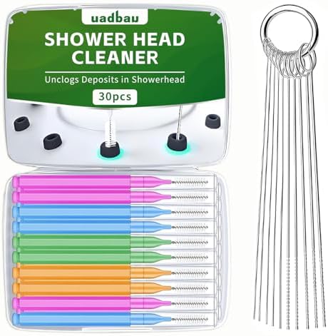 Shower Head Cleaner Tool Set, Picks Fitting Nozzle Unclogger by uadbau-BuildABetterLife