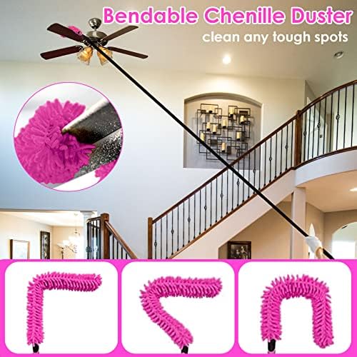 CALBEAU Pink Cleaning Supplies, Duster - Image 4