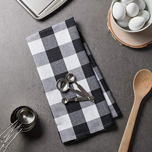 DII Buffalo Check Kitchen Collection, Classic Farmhouse Dishtowel Set, 3 Piece - Image 4
