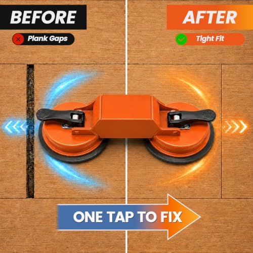 Floor Gap Fixer Tool Double Suction Cup Floor Repair Markers Kit 12PCS - Image 2