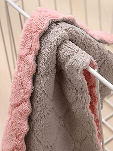 10 Pack Kitchen Cloth, Microfiber Dish Towels Washcloths, Super Absorbent Coral - Image 2