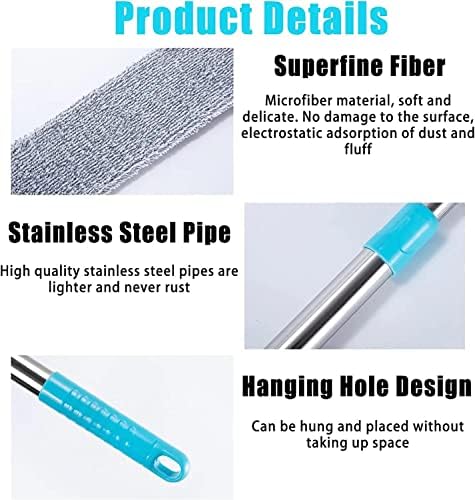 Retractable Gap Dust Clean Under Appliance Microfiber Duster Dust Cleaning Brush - Image 5