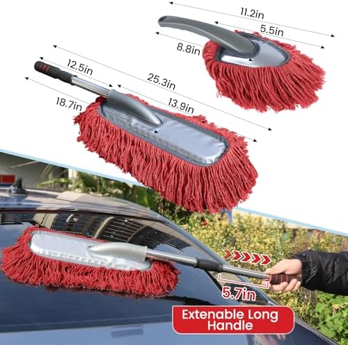 IPELY 2 Pack Large Car Duster Exterior Scratch Free - Image 5