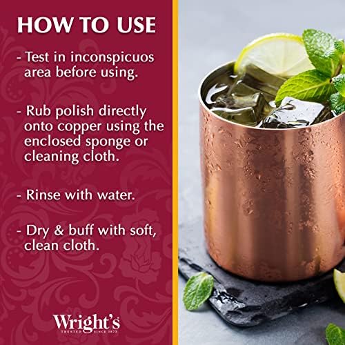 Wright's by Weiman Cream Copper and Brass Cleaner - Image 5
