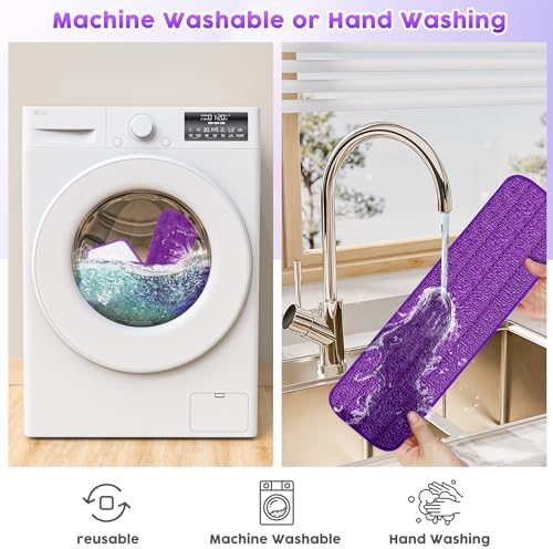 Reusable Mop Pads for Swiffer PowerMop, Mop Refills for Multi-Surface Floor - Image 5