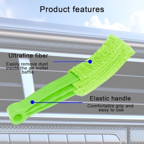 3PCS Mini Duster for Car Air Vent, Automotive Air Conditioner Cleaner and Brush - Image 4
