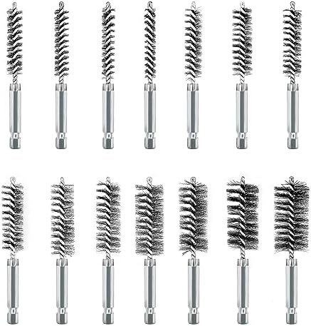 14Pcs Stainless Steel Wire Bore Brush by ASNOMY