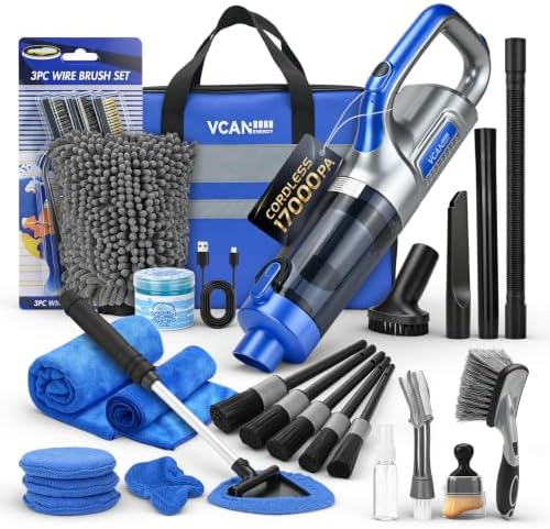 VCANENERGY 29PCS Car Cleaning Kit Interior Detailing by VCANENERGY