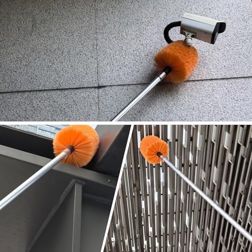 2 Pack Twist-On Cobweb Duster Head, Fits Standard 3/4 inch Threaded Poles - Image 6