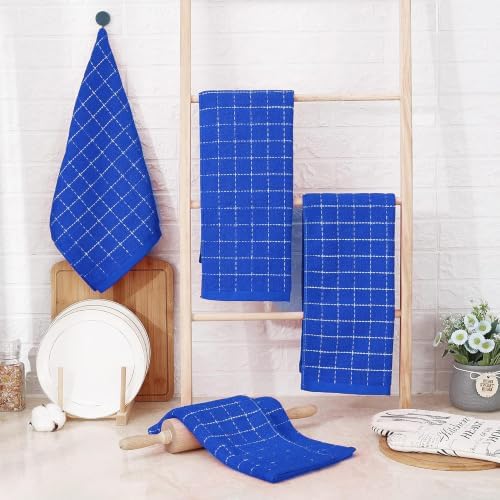 Homaxy 100% Cotton Terry Kitchen Towels, 4 Pack - Image 6