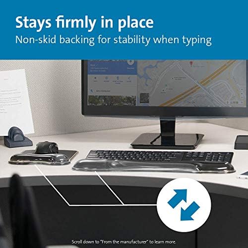 Kensington Mousepad and Wrist Rest, Gel Pillow, 11-2/5"Wx17-7/10"Lx1-7/10"H - Image 7