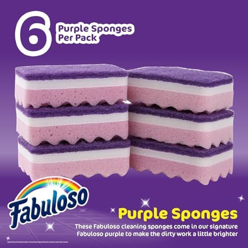 Fabuloso Scratch-Free Kitchen Dish Sponges - Image 2