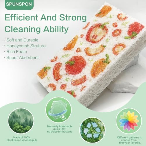Large Cellulose Sponges, Kitchen Sponge - Image 4
