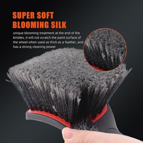 Fender Well Brush, Stiff Synthetic Bristles, Ergonomic Design Handle, Scrub - Image 6