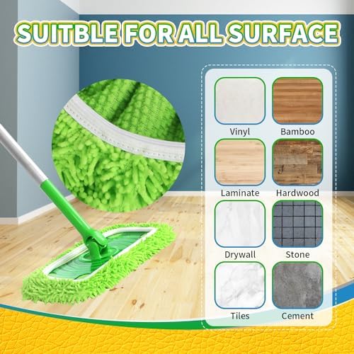 Reusable Microfiber Mop Pads for Swiffer Sweeper Mop, 6 Pack - Image 4