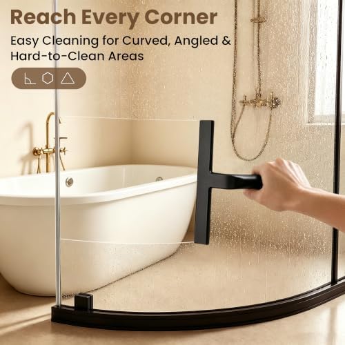 10 Inch Silicone Shower Squeegee - Image 6