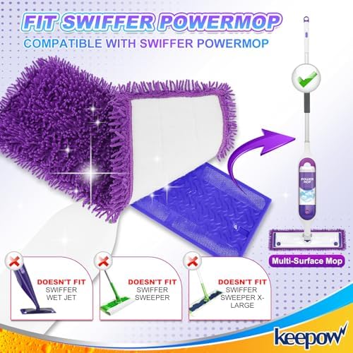 KEEPOW Microfiber Mop Pads 6 Pack - Image 2